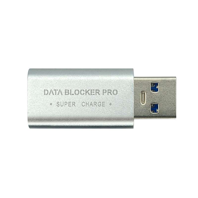 GE06 USB Data Blocker Fast Charging Connector(Red)