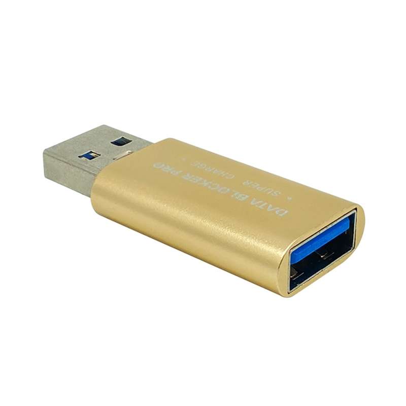 GE06 USB Data Blocker Fast Charging Connector(Red)