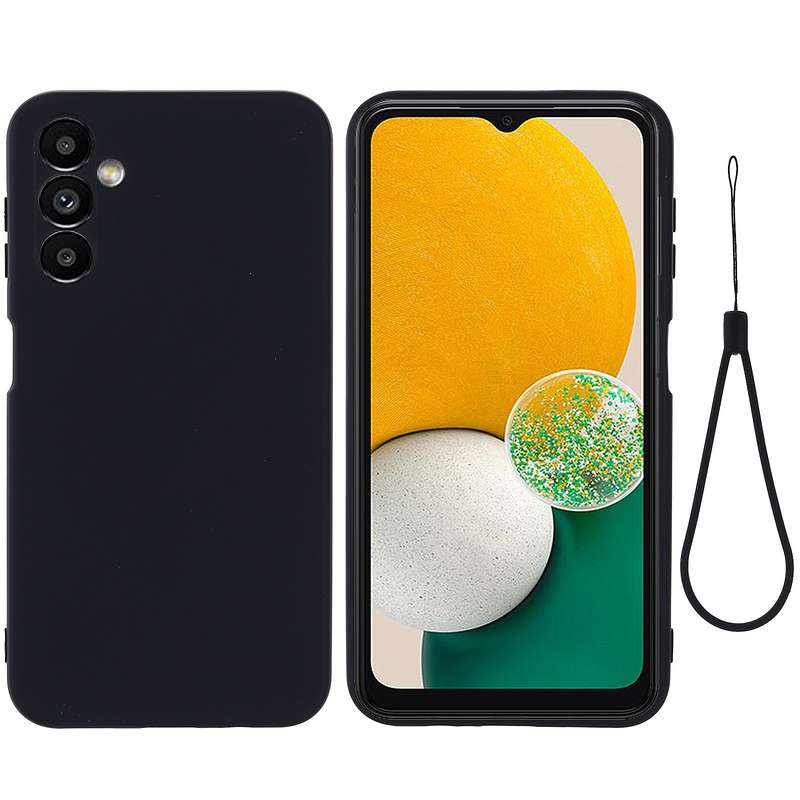 For Samsung Galaxy A14 5G Solid Color Liquid Silicone Shockproof Full Coverage Phone Case(Green)