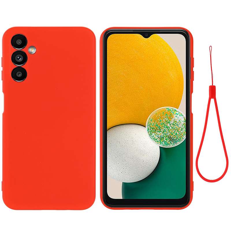 For Samsung Galaxy A14 5G Solid Color Liquid Silicone Shockproof Full Coverage Phone Case(Green)