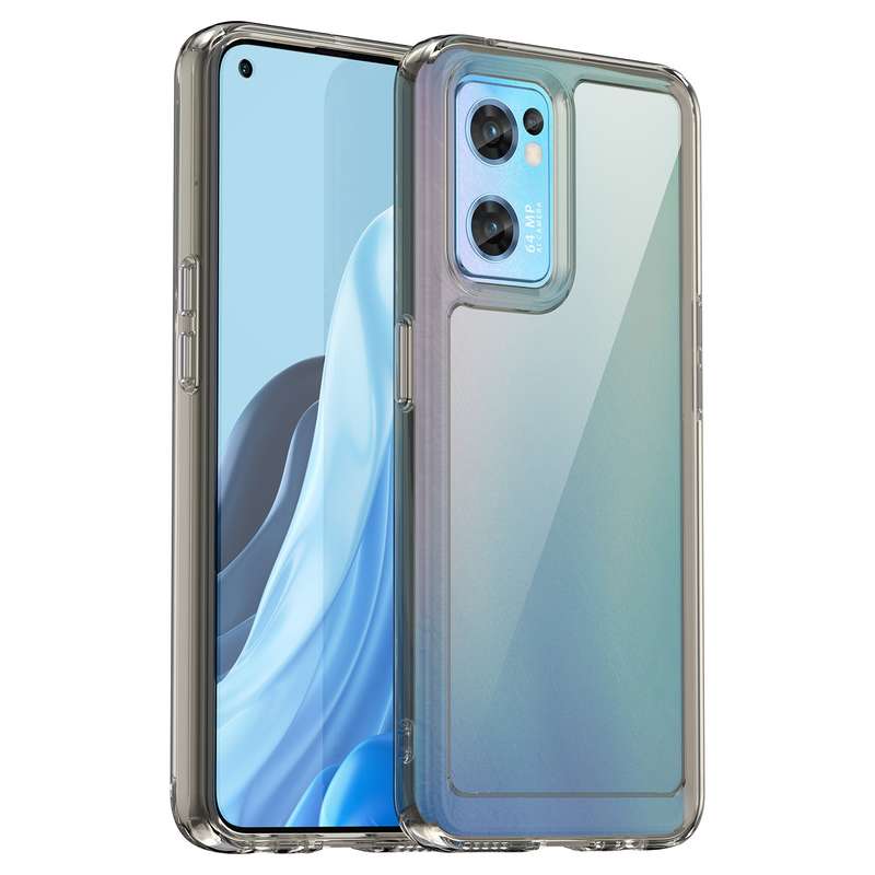 For OPPO Reno7 Global Candy Series TPU Phone Case(Transparent)