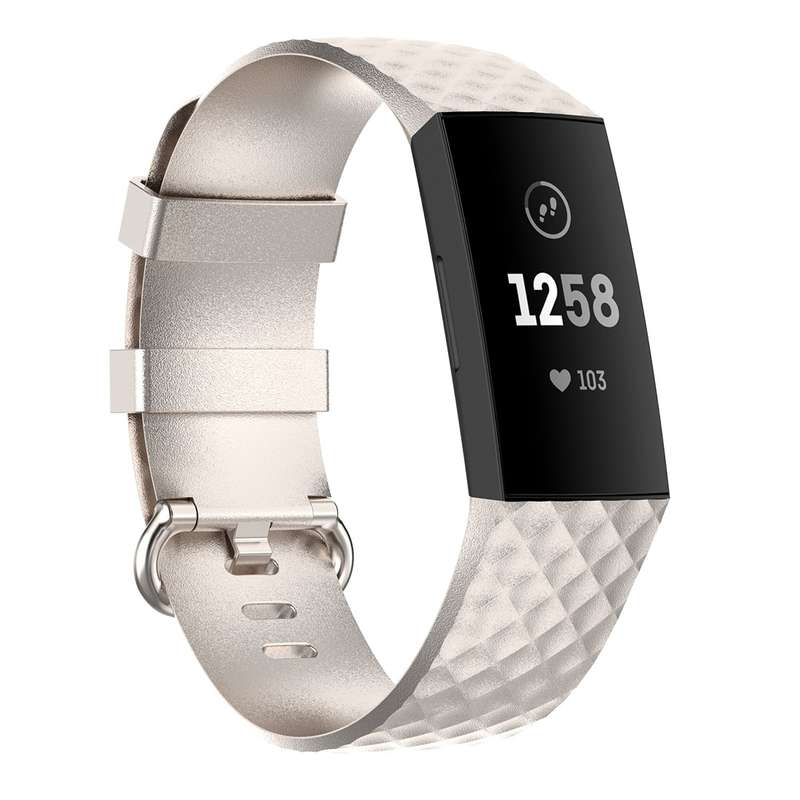 Color Buckle TPU Wrist Strap Watch Band for Fitbit Charge 4 / Charge 3 / Charge 3 SE, Size: S(Light
