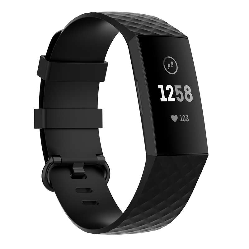 Color Buckle TPU Wrist Strap Watch Band for Fitbit Charge 4 / Charge 3 / Charge 3 SE, Size: L(Light