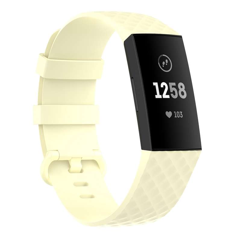 Color Buckle TPU Wrist Strap Watch Band for Fitbit Charge 4 / Charge 3 / Charge 3 SE, Size: L(Light