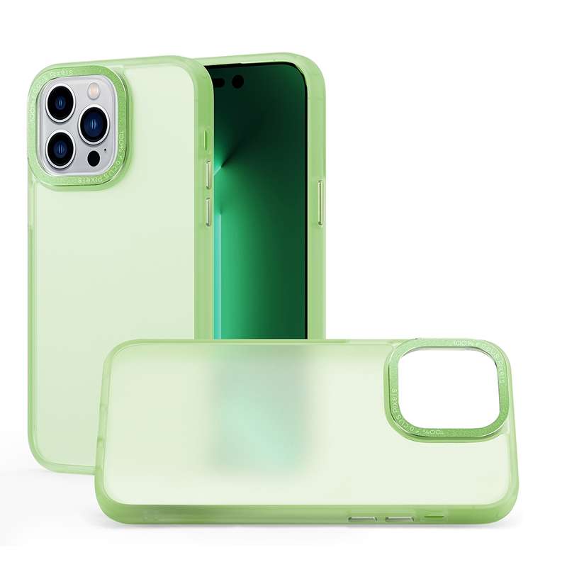 For iPhone 14 Plus Skin Feel PC Shockproof Protective Phone Case(Black)