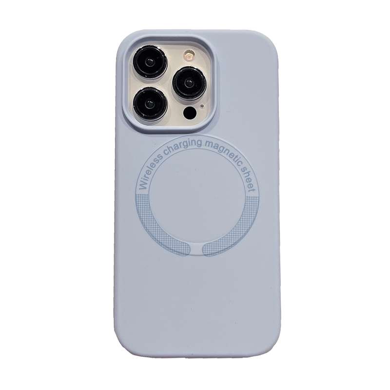 For iPhone 14 Pro Magsafe Magnetic Silicone Phone Case(Black)