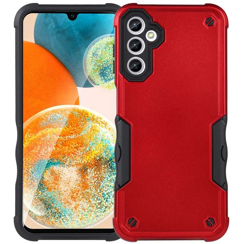 For Samsung Galaxy A14 5G Non-slip Shockproof Armor Phone Case(Red)