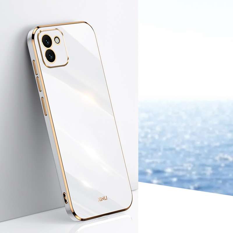 For Samsung Galaxy A03 XINLI Straight Edge 6D Electroplate TPU Phone Case(Hawthorn Red)