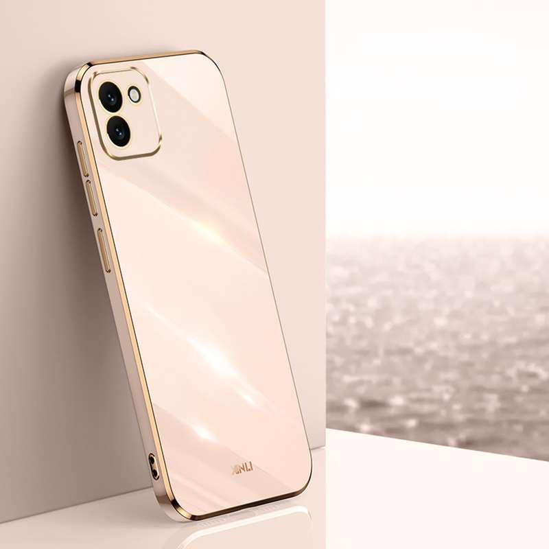 For Samsung Galaxy A03 XINLI Straight Edge 6D Electroplate TPU Phone Case(Hawthorn Red)