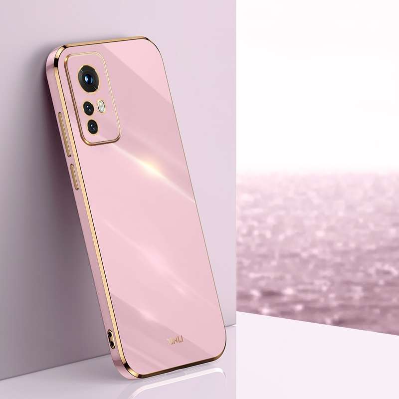 For Xiaomi 12 XINLI Straight Edge 6D Electroplate TPU Phone Case(White)