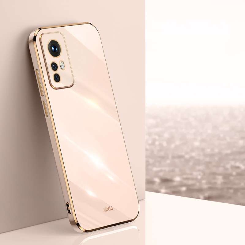 For Xiaomi 12 XINLI Straight Edge 6D Electroplate TPU Phone Case(White)