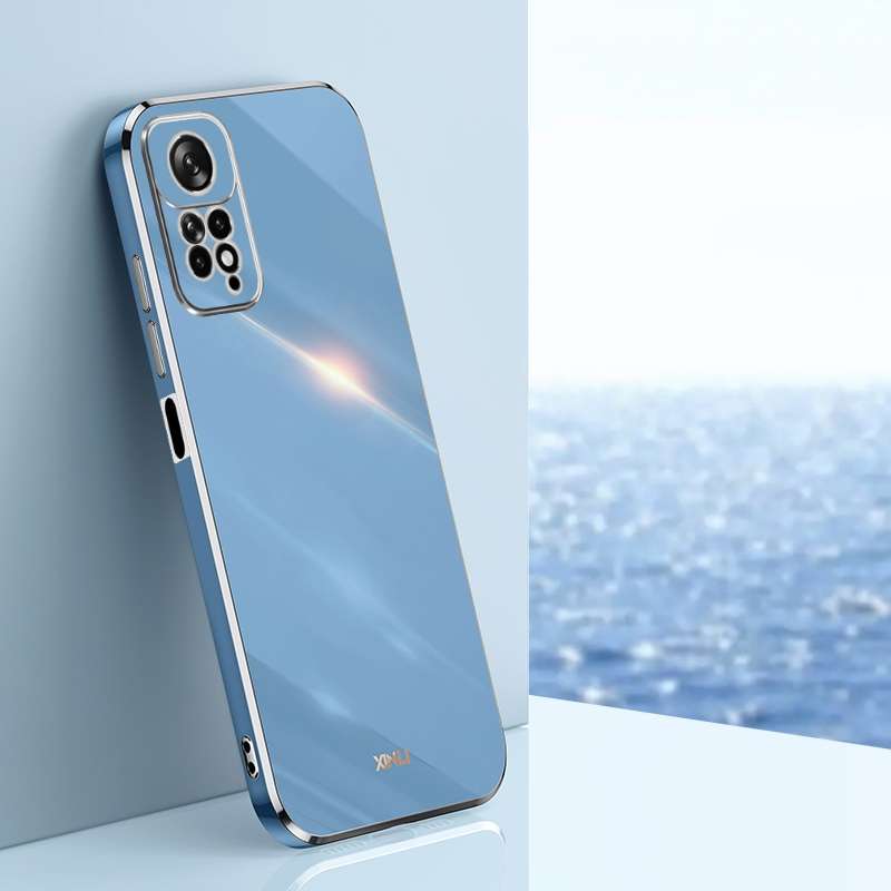 For Xiaomi Redmi Note 11 Pro 4G/5G Foreign XINLI Straight Edge 6D Electroplate TPU Phone Case(Black)