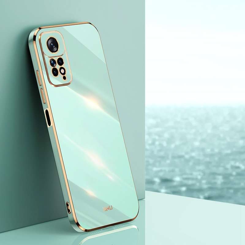 For Xiaomi Redmi Note 11 Pro 4G/5G Foreign XINLI Straight Edge 6D Electroplate TPU Phone Case(Black)
