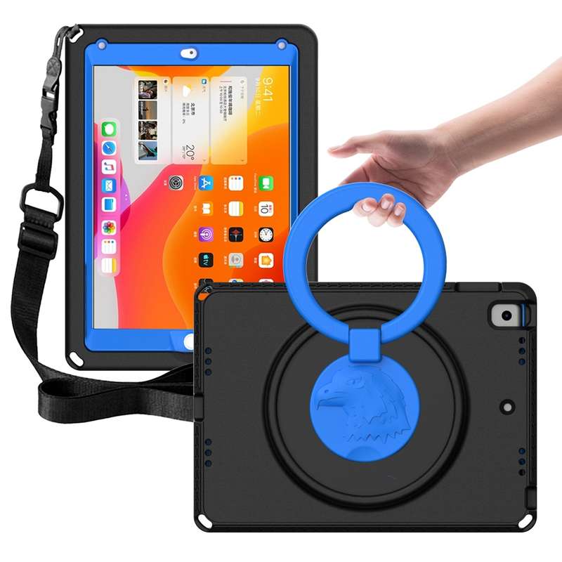 For iPad 5 / 7 / 6 / 8 / 9 EVA + PC Shockproof Tablet Case with Waterproof Frame(Pink)