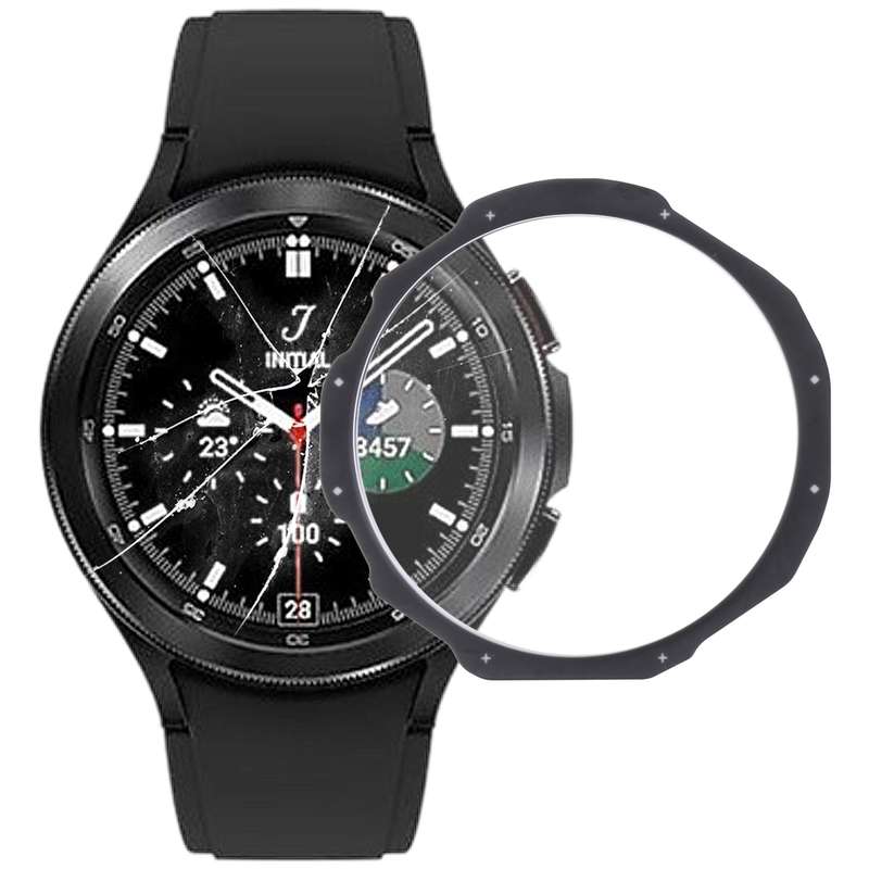 For Samsung Galaxy Watch4 Classic 46mm SM-R890 Original Front Screen Outer Glass Lens(Black)