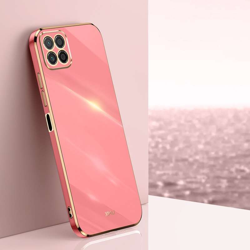 For Honor X8 5G XINLI Straight Edge 6D Electroplate TPU Phone Case(Cherry Purple)