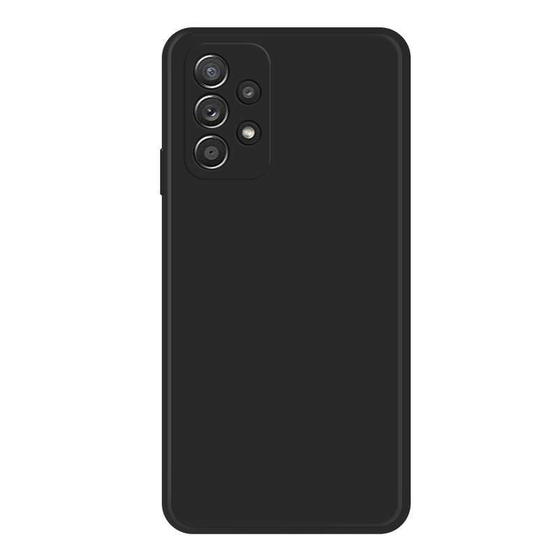 For Samsung Galaxy A52/A52s 5G Imitation Liquid Silicone Phone Case(Black)