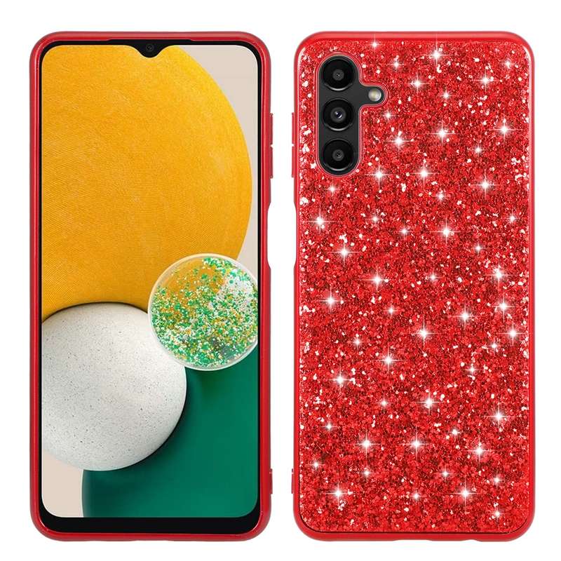 For Samsung Galaxy A54 5G Glitter Powder Shockproof TPU Phone Case(Black)