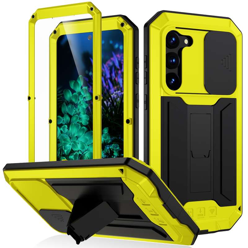 For Samsung Galaxy S23+ 5G R-JUST Sliding Camera Design Life Waterproof Dustproof Shockproof Phone C