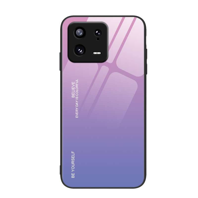 For Xiaomi 13 Gradient Color Glass Phone Case