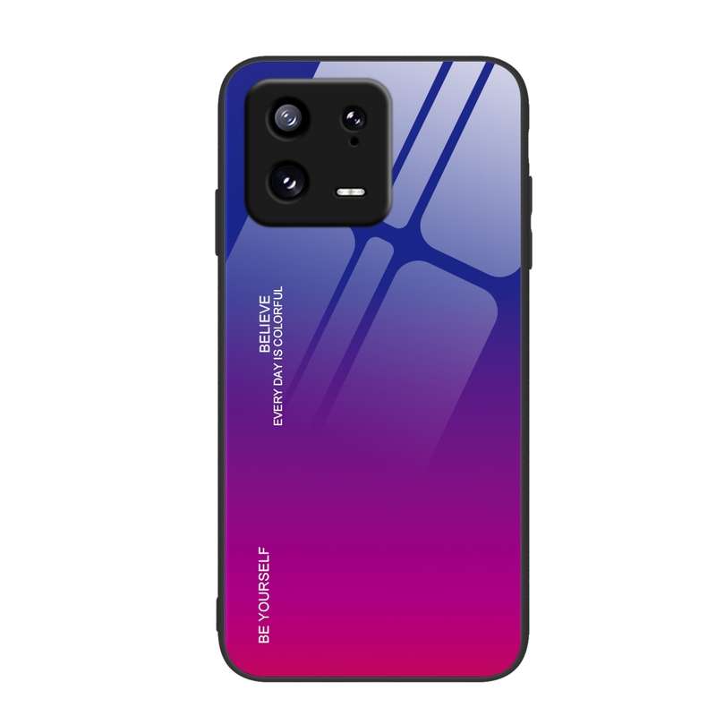 For Xiaomi 13 Gradient Color Glass Phone Case