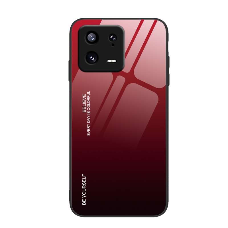 For Xiaomi 13 Gradient Color Glass Phone Case