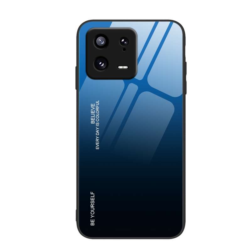 For Xiaomi 13 Gradient Color Glass Phone Case
