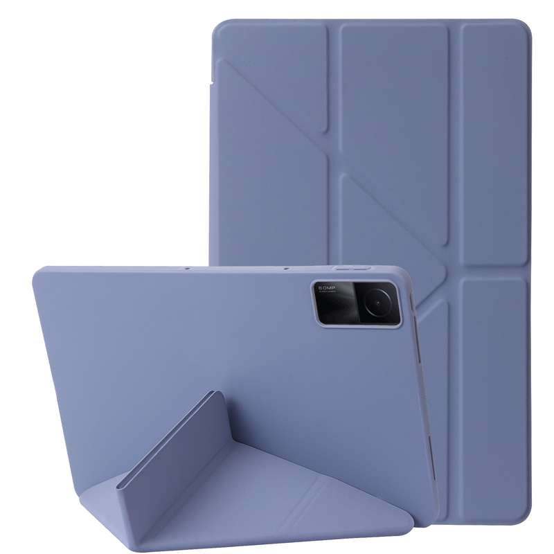 For Xiaomi Redmi Pad 10.6 Deformation Silicone Leather Tablet Case(Deep Green)