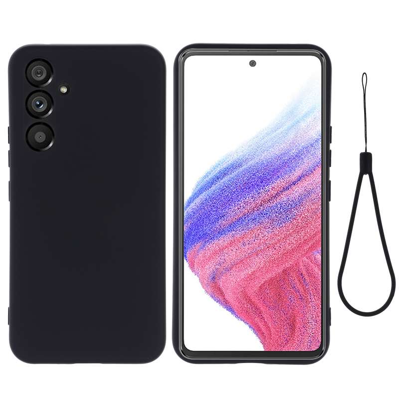 For Samsung Galaxy A54 5G Color Liquid Silicone Phone Case(Green)