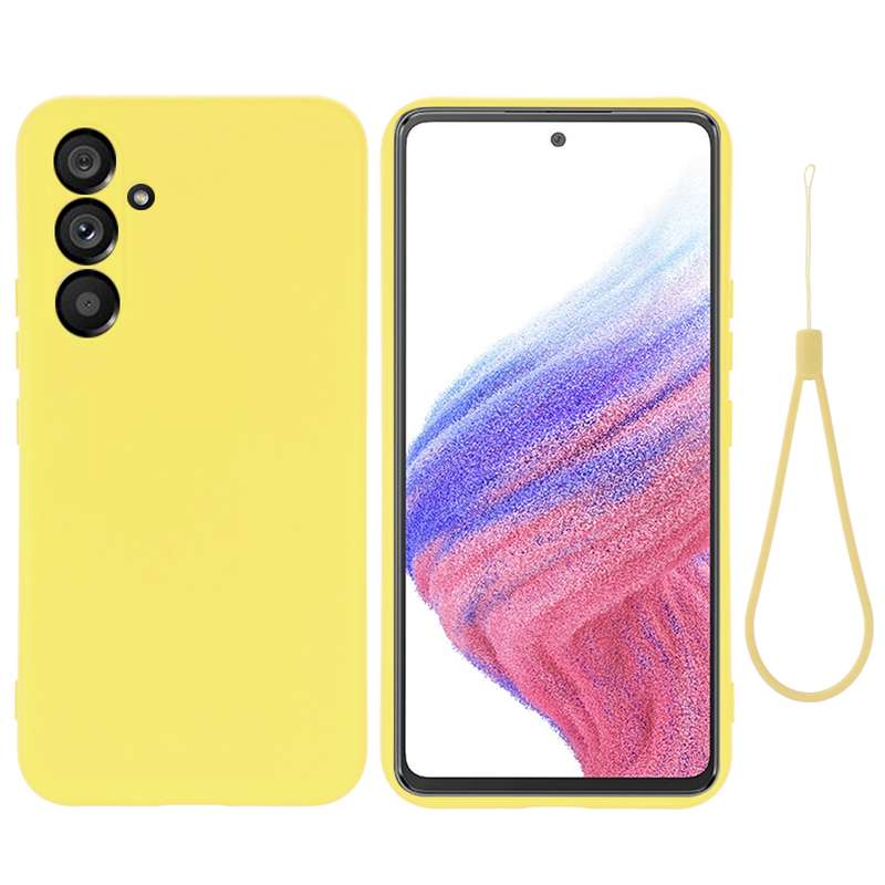 For Samsung Galaxy A54 5G Color Liquid Silicone Phone Case(Green)