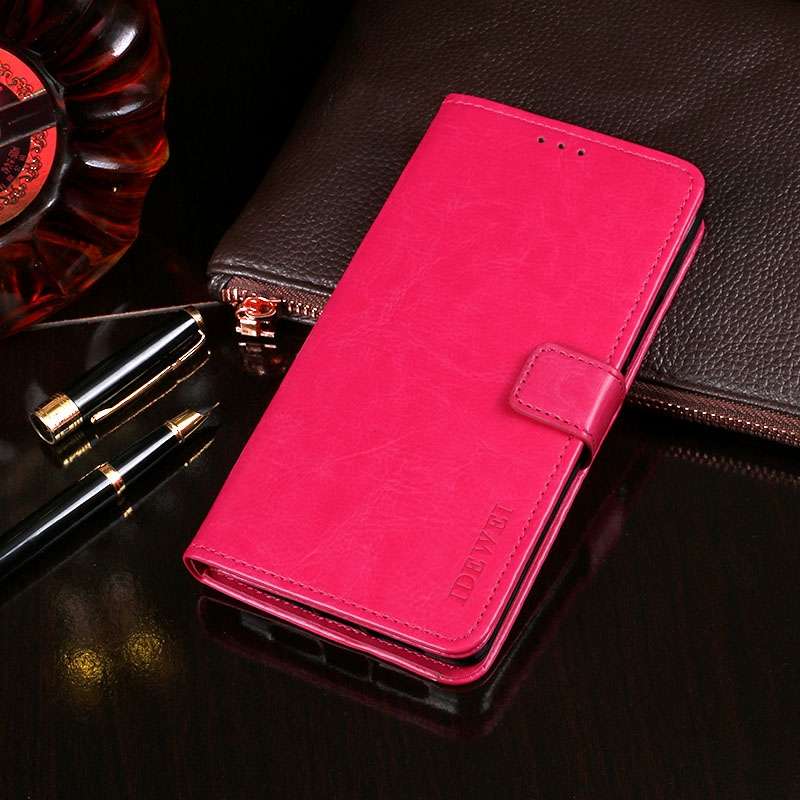 For iPhone 11 Pro Max idewei Crazy Horse Texture Horizontal Flip Leather Case with Holder & Card Slo