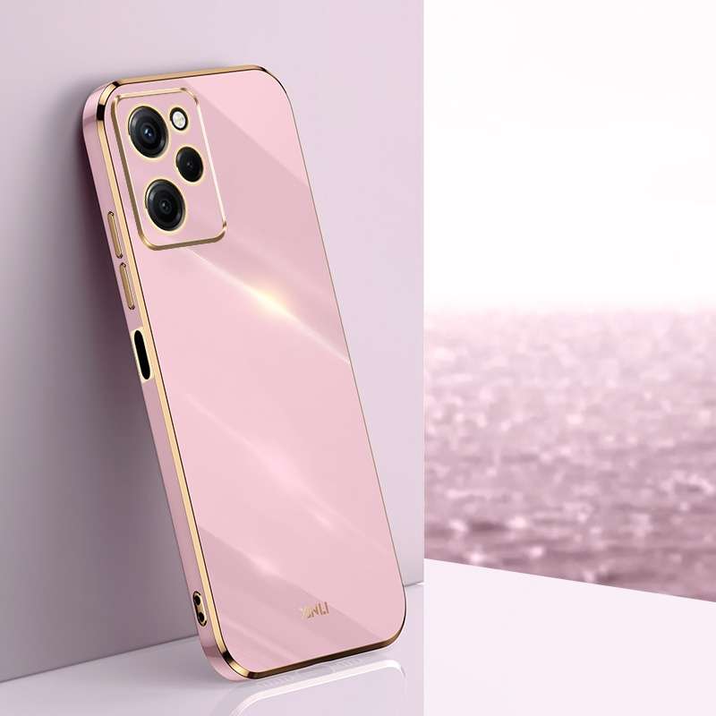 For Xiaomi Redmi Note 12 Pro Speed XINLI Straight Edge 6D Electroplate TPU Phone Case(White)