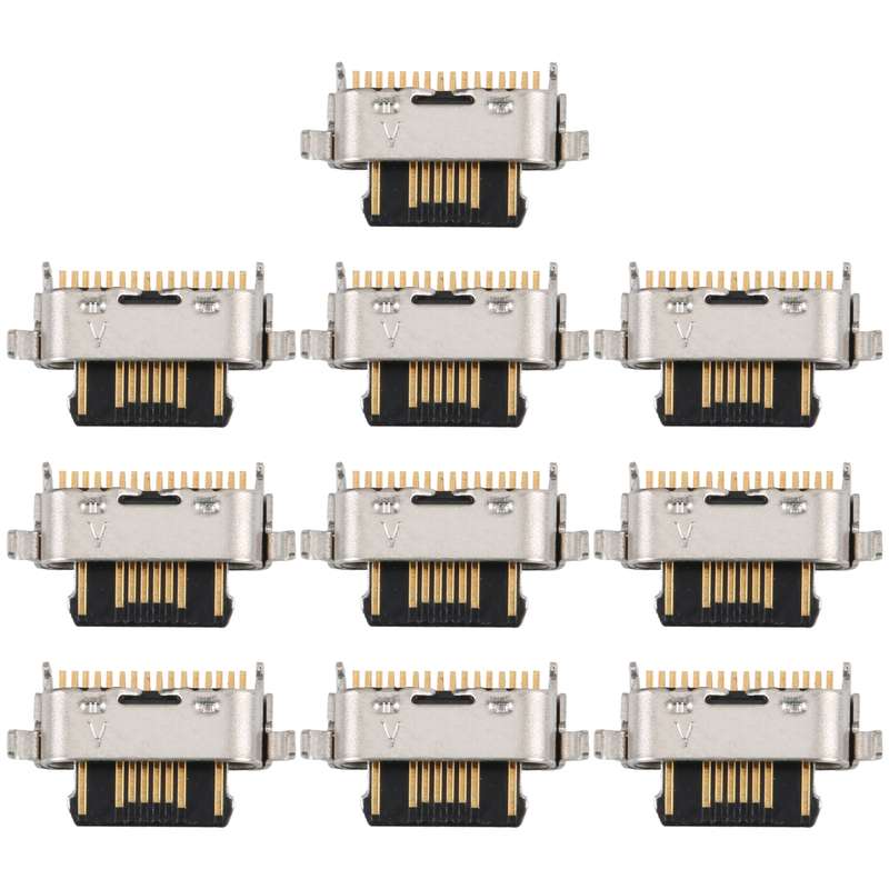 For Motorola Moto G10 / G20 / G30 / G10 Power 10pcs Charging Port Connector