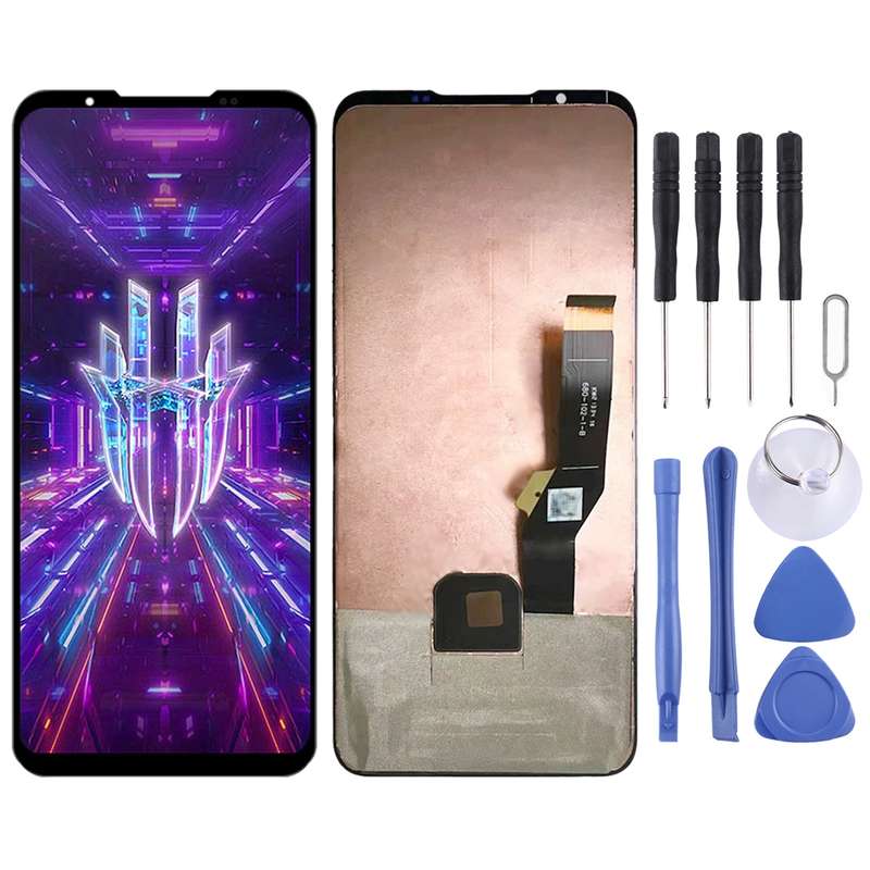 AMOLED LCD Screen For ZTE Nubia Red Magic 7 NX679j with Digitizer Full Assembly(Black)