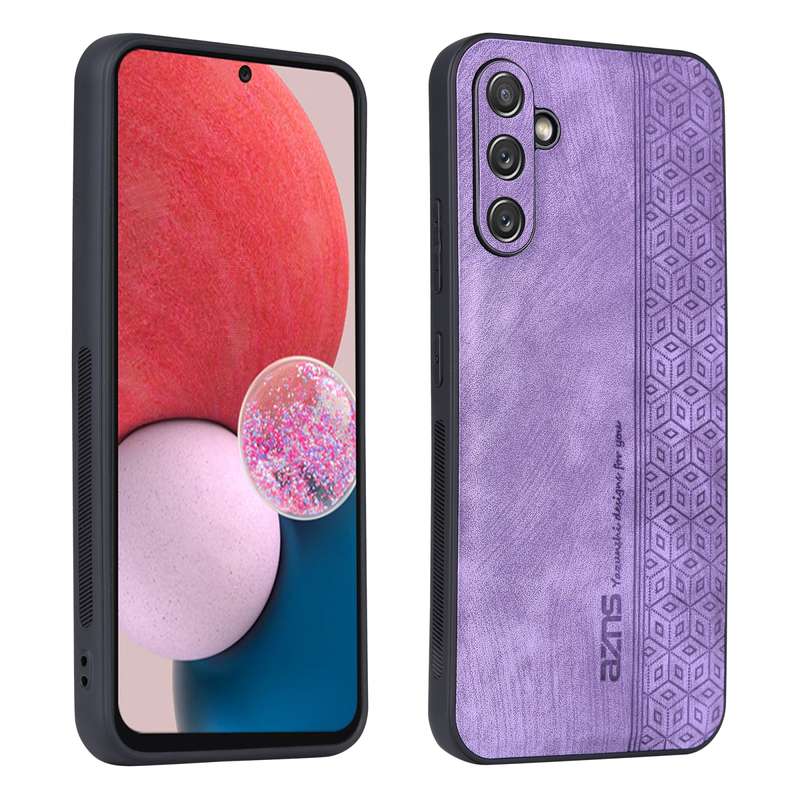 For Samsung Galaxy A54 5G AZNS 3D Embossed Skin Feel Phone Case(Brown)