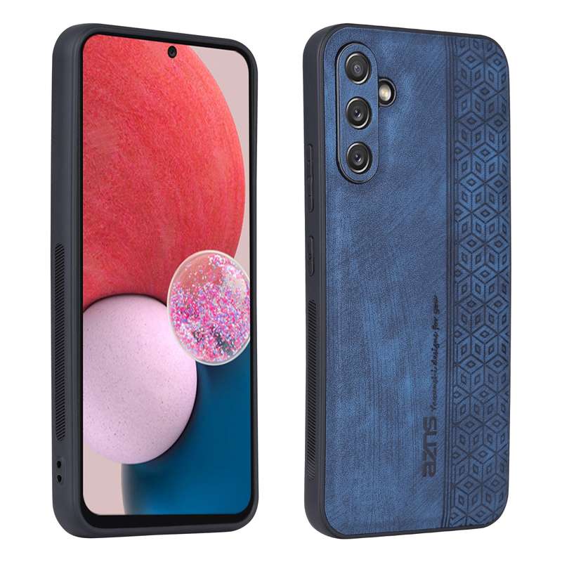 For Samsung Galaxy A54 5G AZNS 3D Embossed Skin Feel Phone Case(Brown)