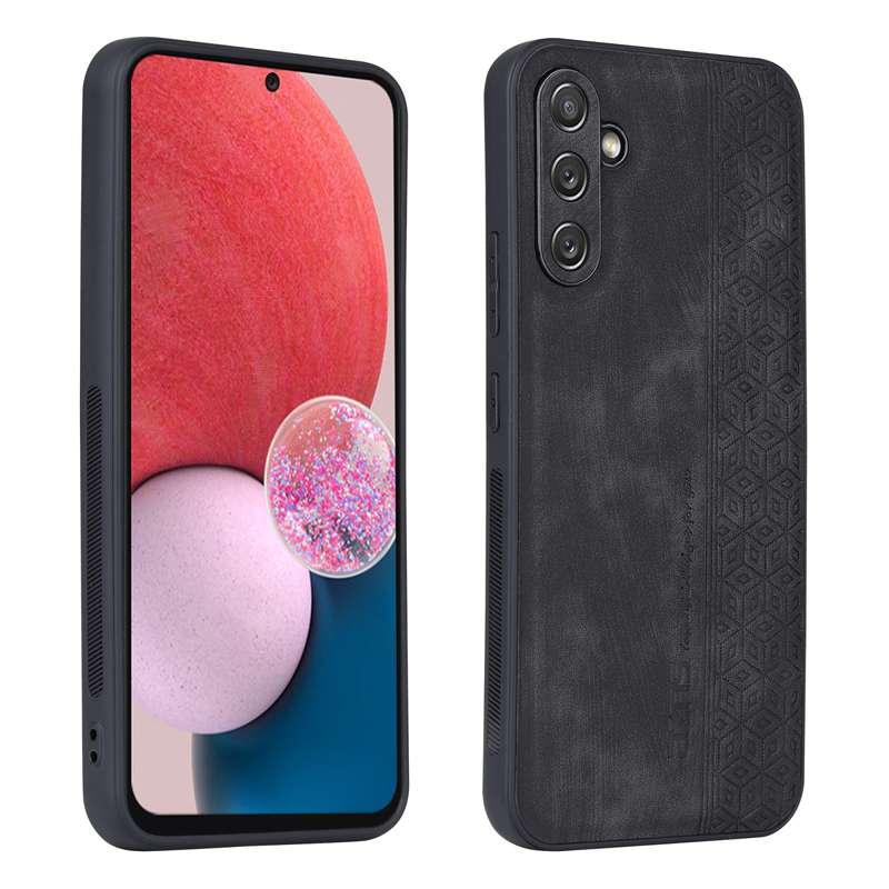 For Samsung Galaxy A54 5G AZNS 3D Embossed Skin Feel Phone Case(Brown)