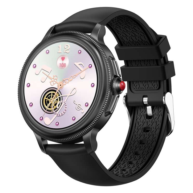 CF96 1.2 inch Waterproof Smart Silicone Strap Wristband Support Heart Rate Monitoring / Blood Pressu