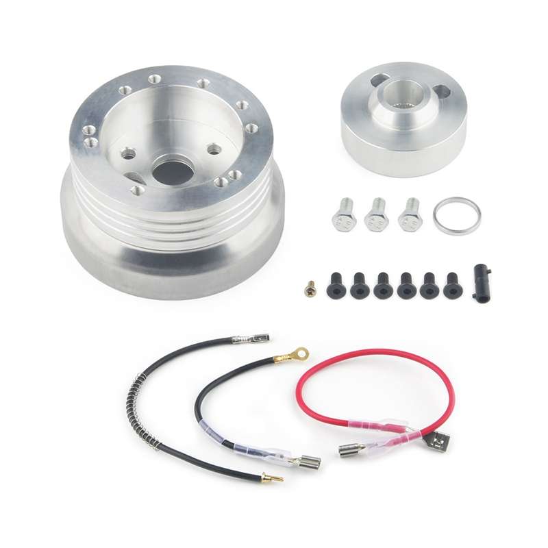 For Chevrolet 5 & 6 Hole Steering Wheel Polished Hub Adapter, Style:Type A