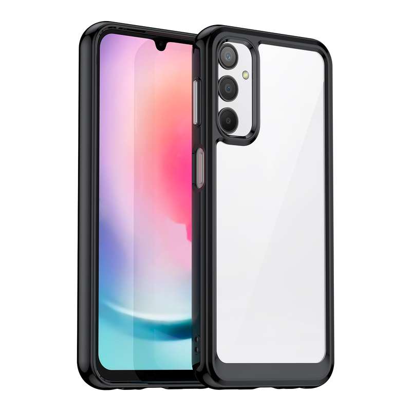 For Samsung Galaxy A24 4G Colorful Series Acrylic + TPU Phone Case(Blue)