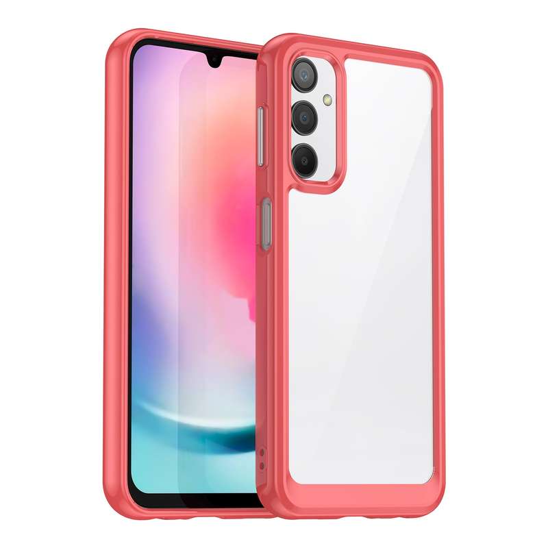 For Samsung Galaxy A24 4G Colorful Series Acrylic + TPU Phone Case(Blue)