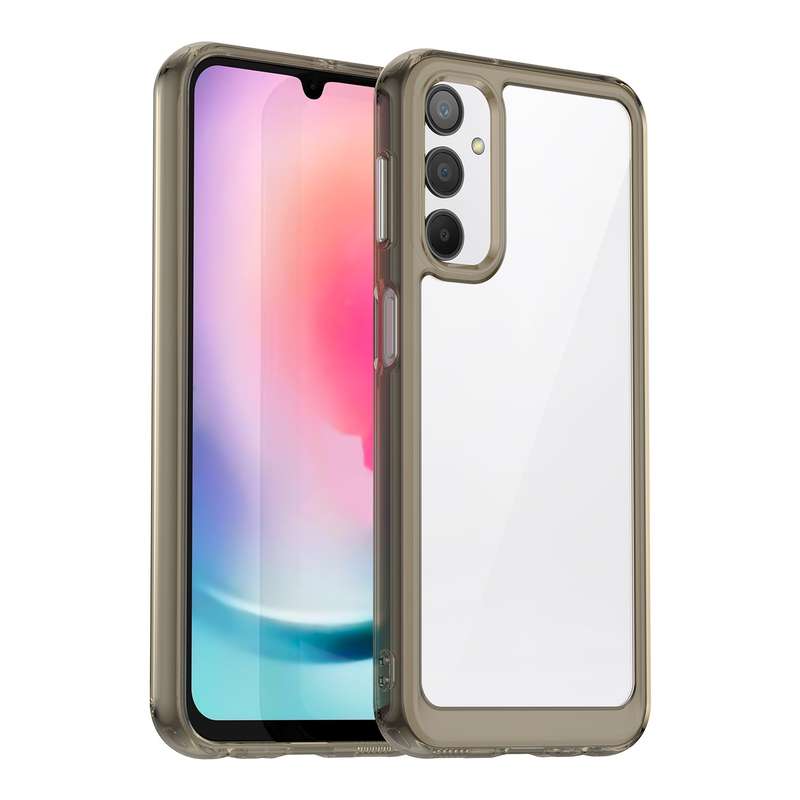 For Samsung Galaxy A24 4G Colorful Series Acrylic + TPU Phone Case(Blue)