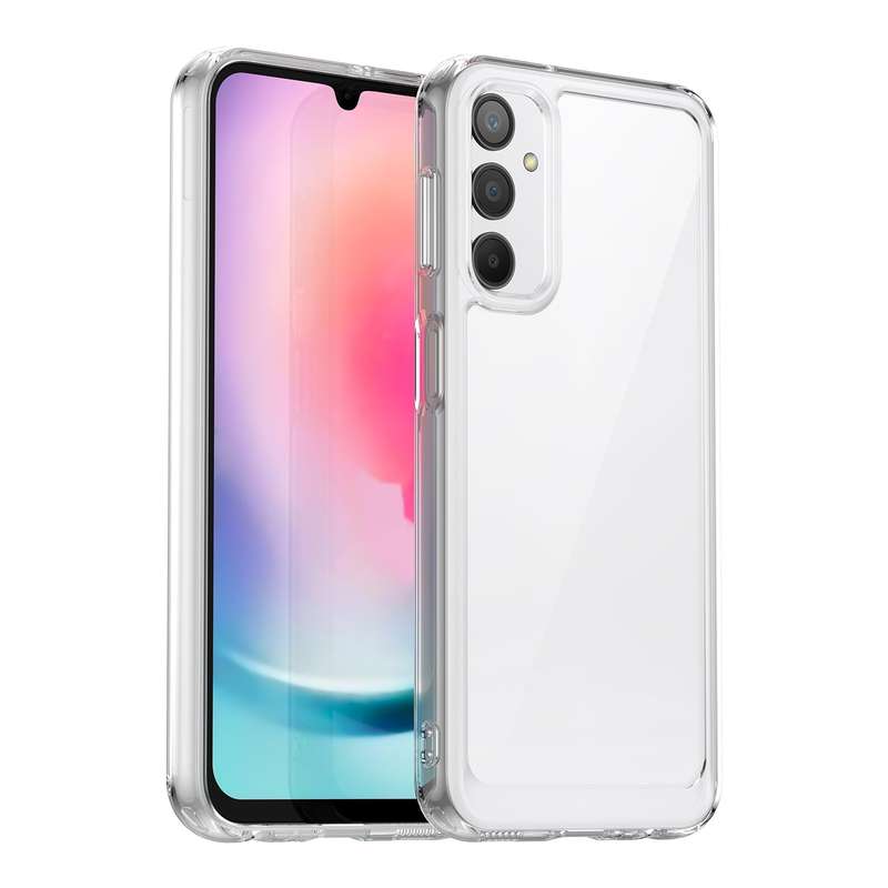 For Samsung Galaxy A24 4G Colorful Series Acrylic + TPU Phone Case(Blue)