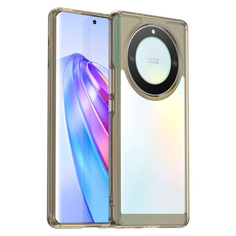For Honor X9A Colorful Series Acrylic + TPU Phone Case(Transparent)
