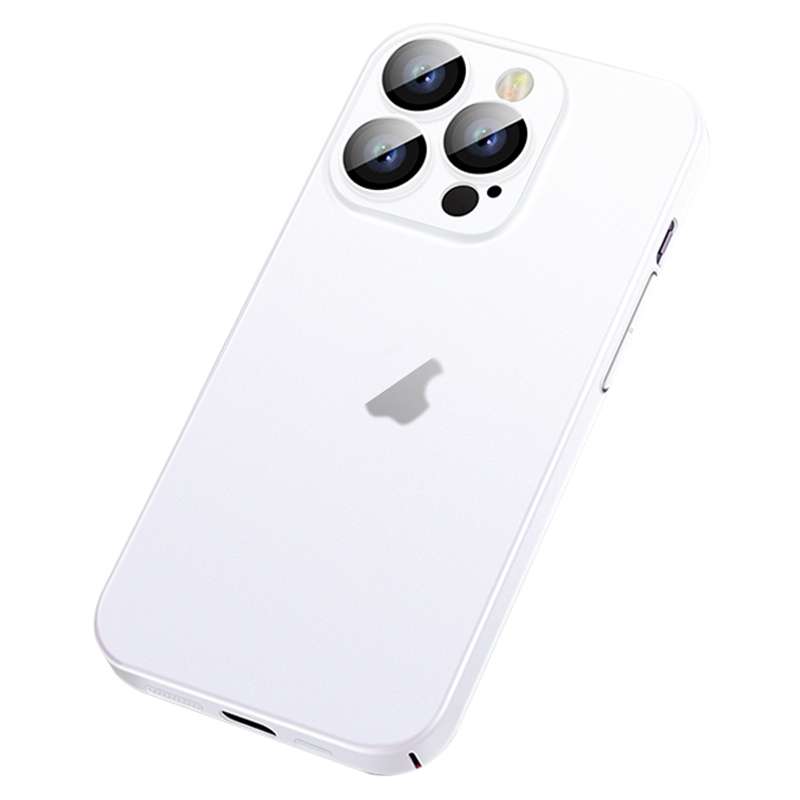 For iPhone 14 Pro Max Skin Feel Frosted Gradient Phone Case(Purple)