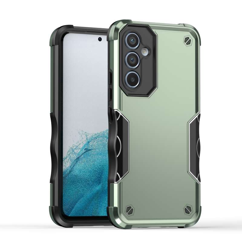 For Samsung Galaxy A54 Non-slip Shockproof Armor Phone Case(Green)