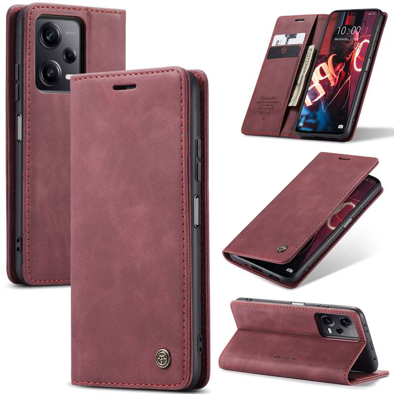 For Xiaomi Redmi Note 12 Pro 5G / Poco X5 Pro CaseMe 013 Multifunctional Horizontal Flip Leather Pho