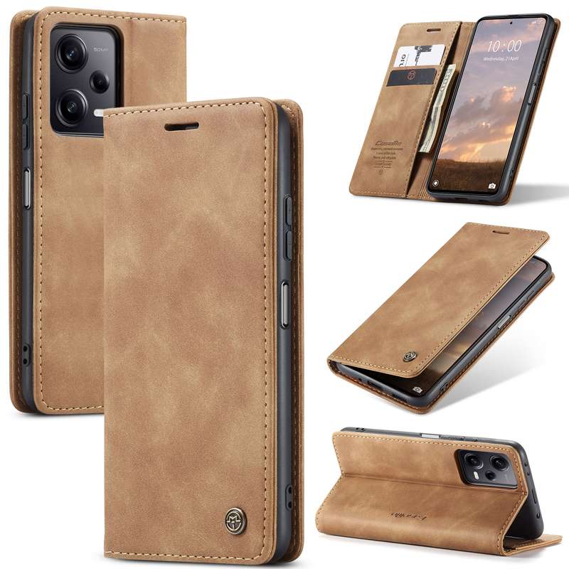 For Xiaomi Redmi Note 12 Pro 5G / Poco X5 Pro CaseMe 013 Multifunctional Horizontal Flip Leather Pho
