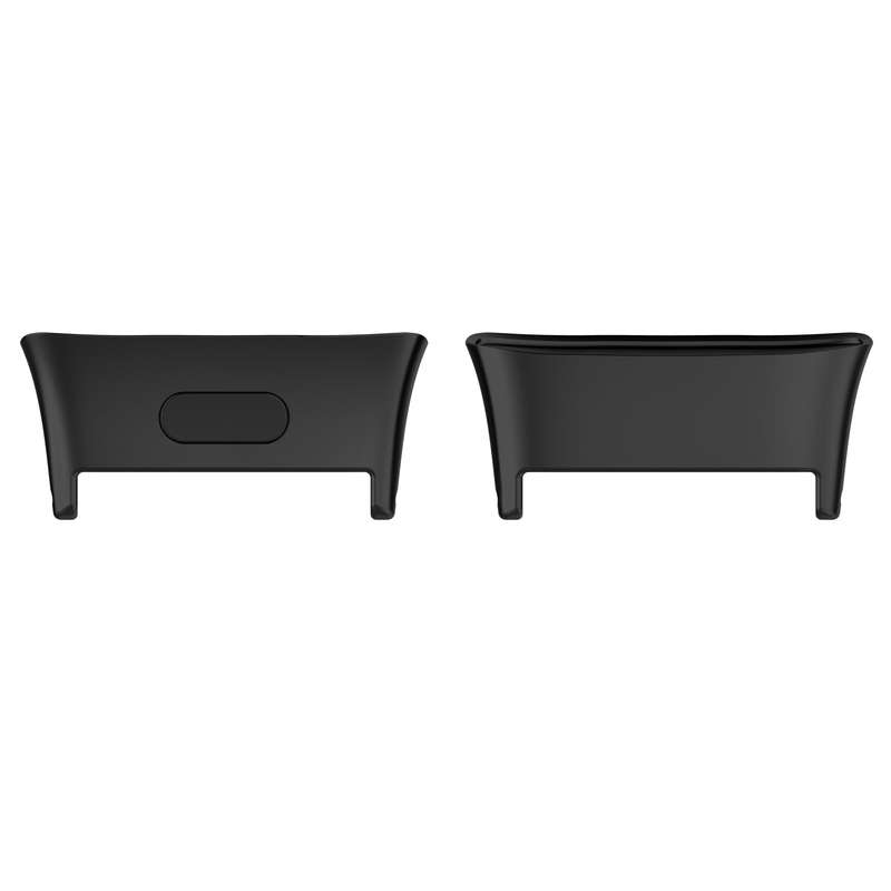 For Xiaomi Redmi Watch 3 / Mi Watch Lite 3 1 Pair Metal Watch Band Connector(Black)
