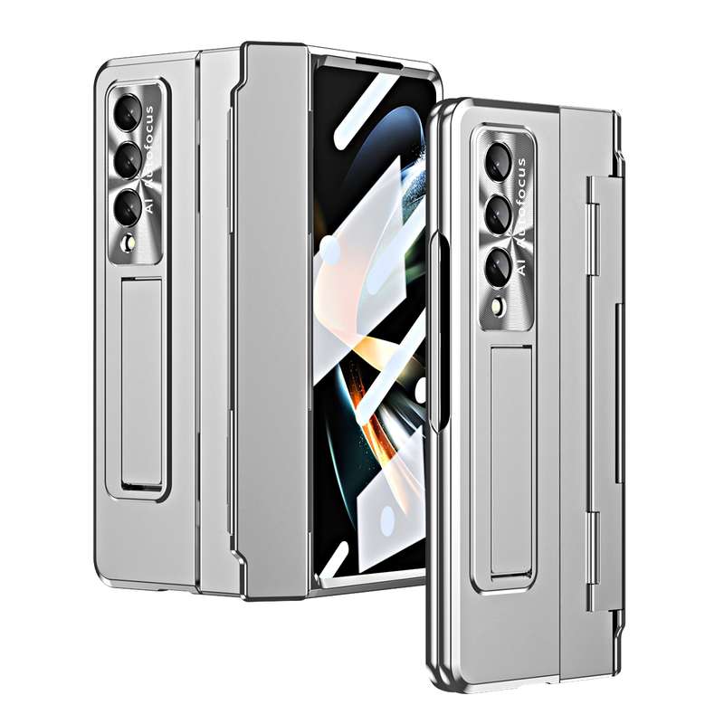For Samsung Galaxy Z Fold3 5G Integrated Folding Phone Case with Hinge(Black)